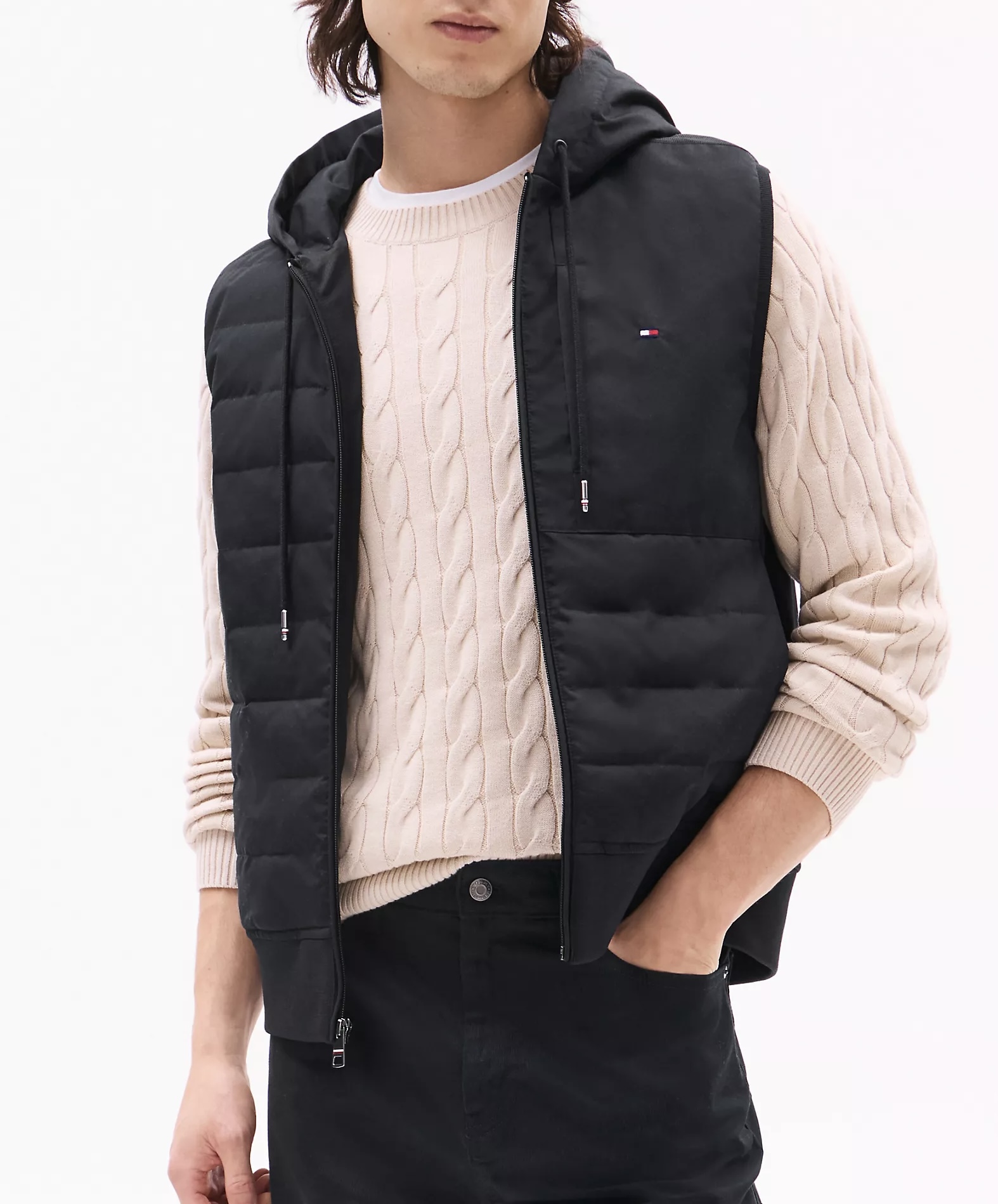 TOMMY HILFIGER 
CHALECO ACOLCHADO CON CAPUCHA Y CREMALLERA - 2