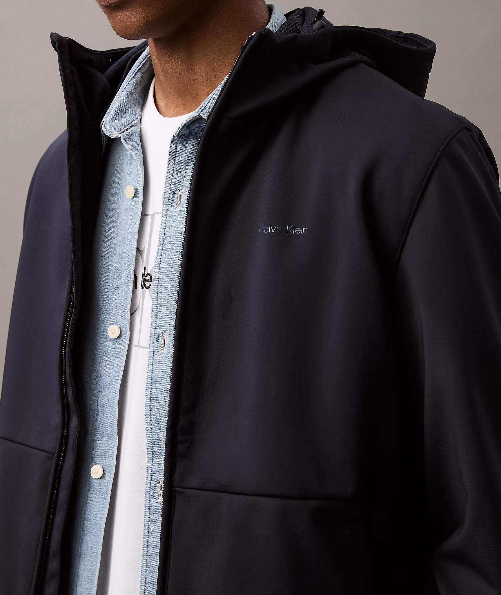 CALVIN KLEIN CHAQUETA SOFT SHELL FORRADA - 2