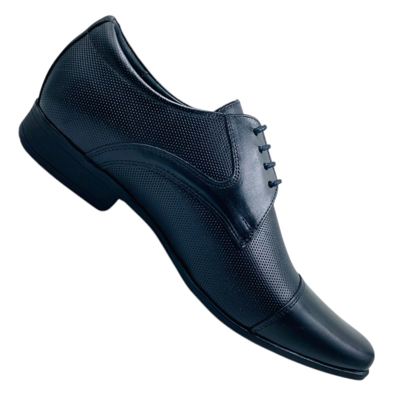 CALIMOD ZAPATO DE CUERO FORMAL BLACK - 4