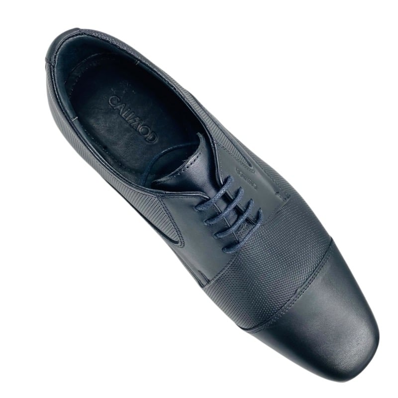 CALIMOD ZAPATO DE CUERO FORMAL BLACK - 5