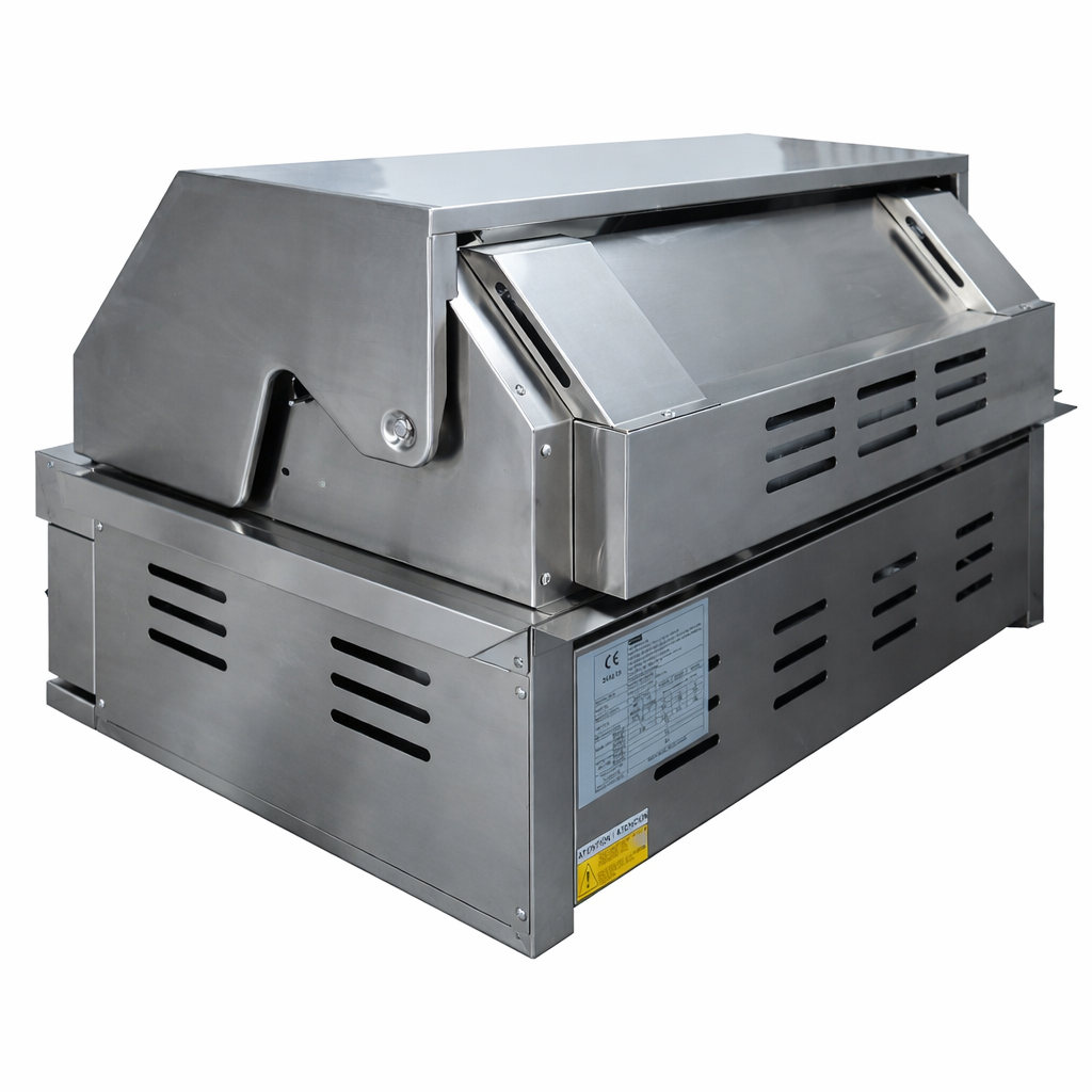 PARRILLA A GAS Y CARBON DE 5 QUEMADORES PARA EMPOTRAR DE ACERO INOXIDABLE 304 CON EQUIPAMIENTO HIGRILL FULL - 3