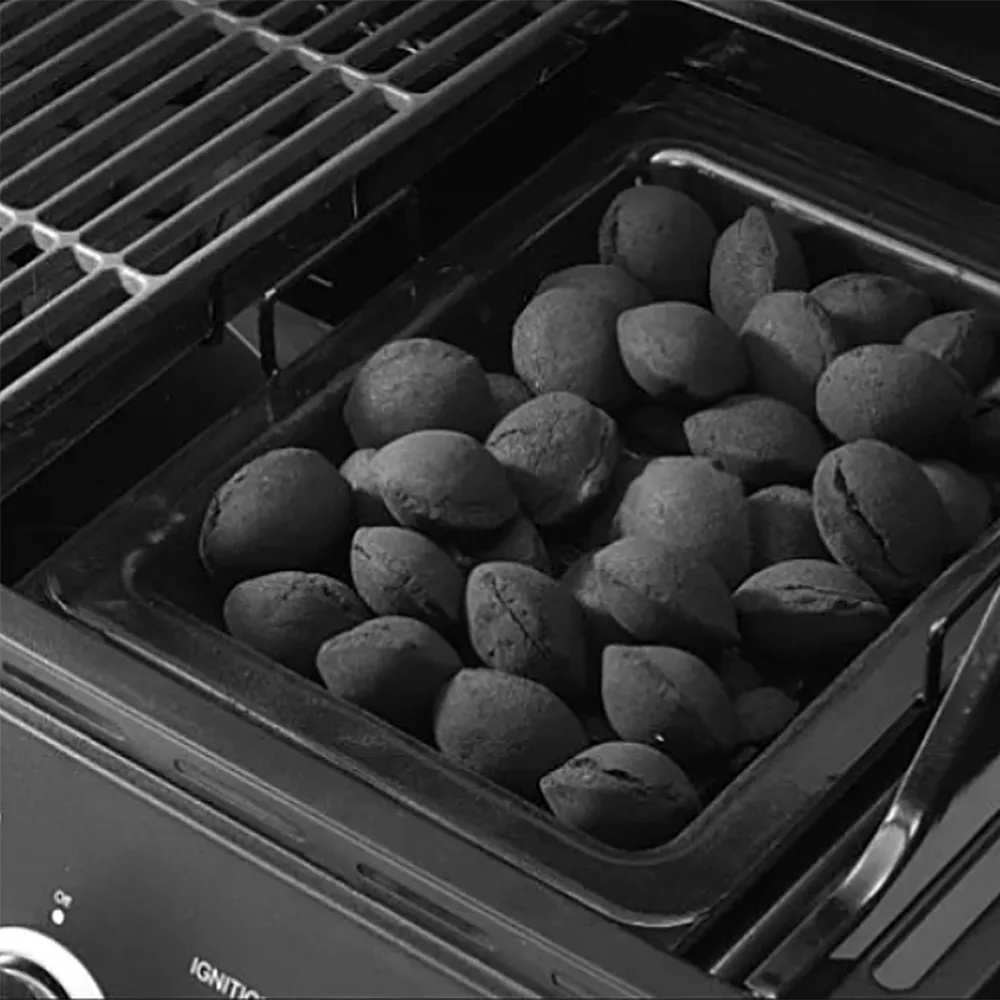 PARRILLA A GAS Y CARBON DE 5 QUEMADORES PARA EMPOTRAR DE ACERO INOXIDABLE 304 CON EQUIPAMIENTO HIGRILL FULL - 6