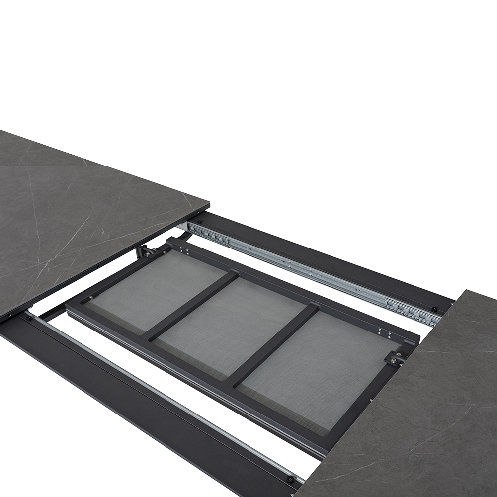 MESA EXTENSIBLE PARA COMEDOR DE TERRAZA PIEDRA SINTERIZADA PARA 6 A 10 PERSONAS - HILIVING - 3