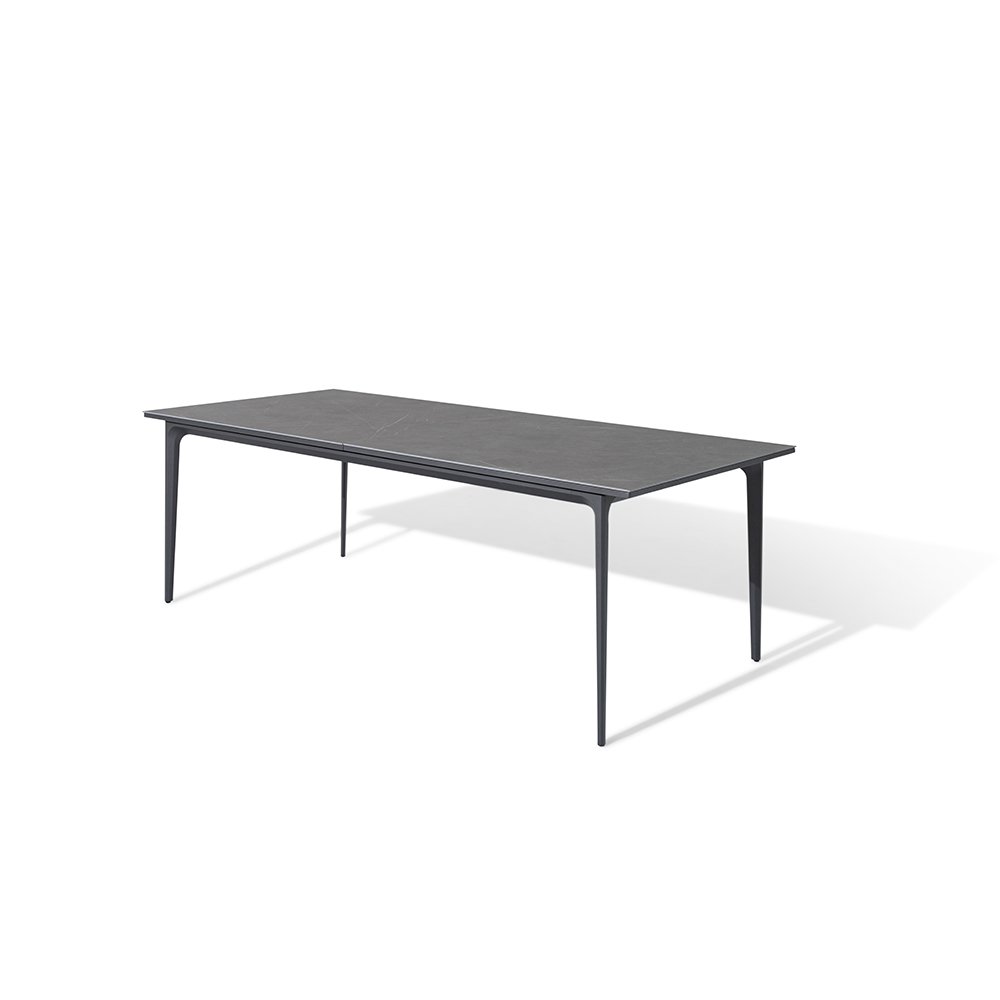 MESA EXTENSIBLE PARA COMEDOR DE TERRAZA PIEDRA SINTERIZADA PARA 6 A 10 PERSONAS - HILIVING - 4