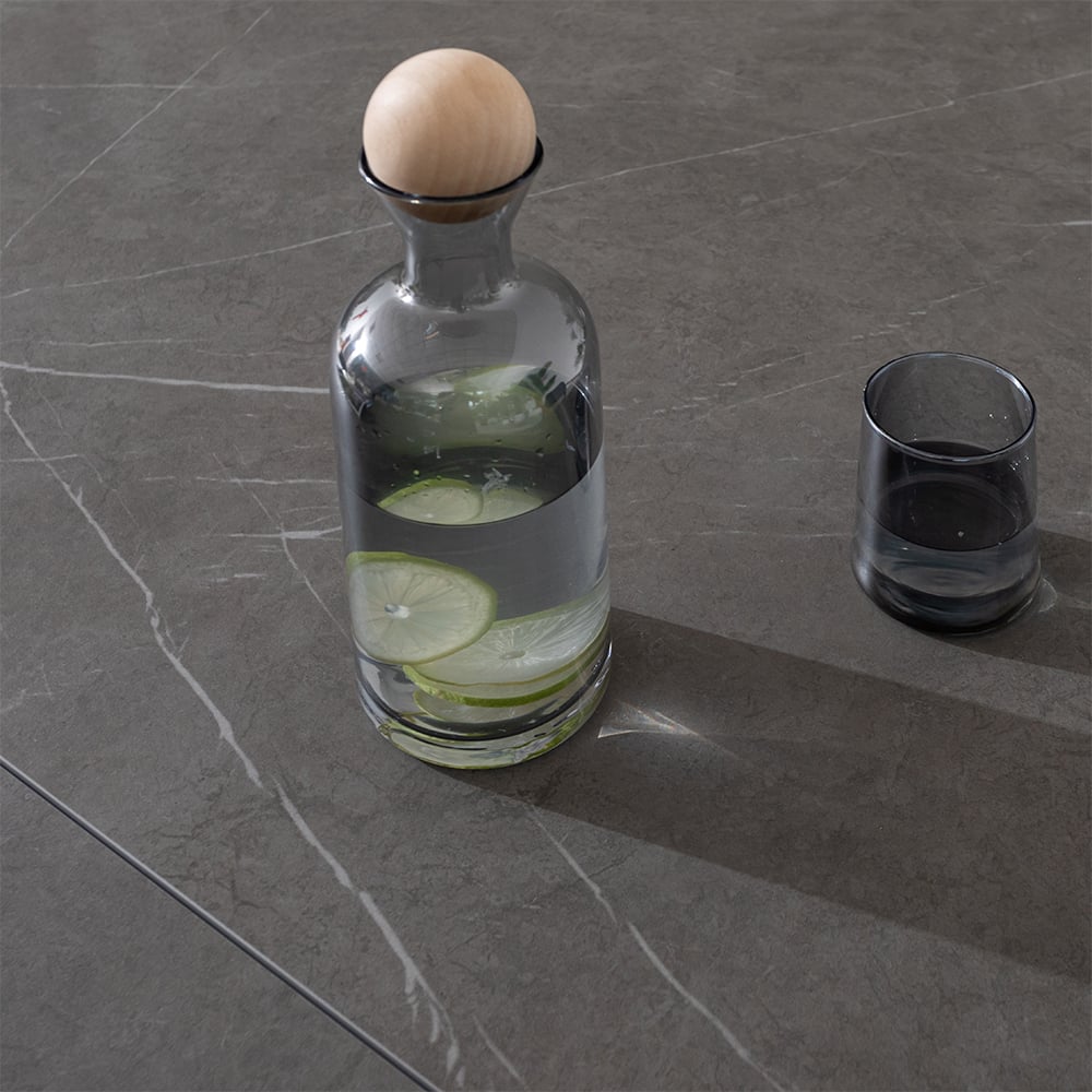 MESA EXTENSIBLE PARA COMEDOR DE TERRAZA PIEDRA SINTERIZADA PARA 6 A 10 PERSONAS - HILIVING - 5