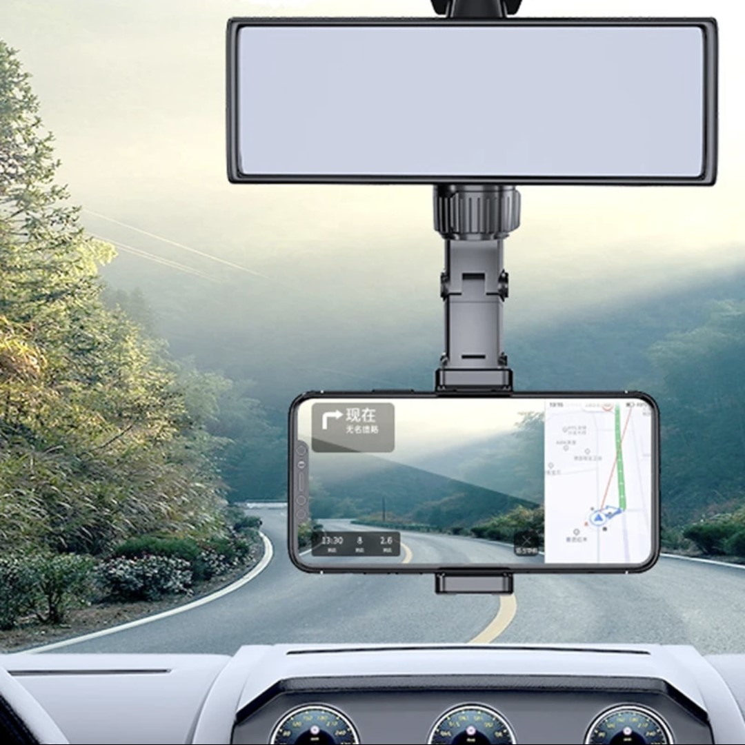 SOPORTE DE CELULAR PARA AUTO MULTIFUNCIONAL CON ROTACIÓN DE 360° - 3