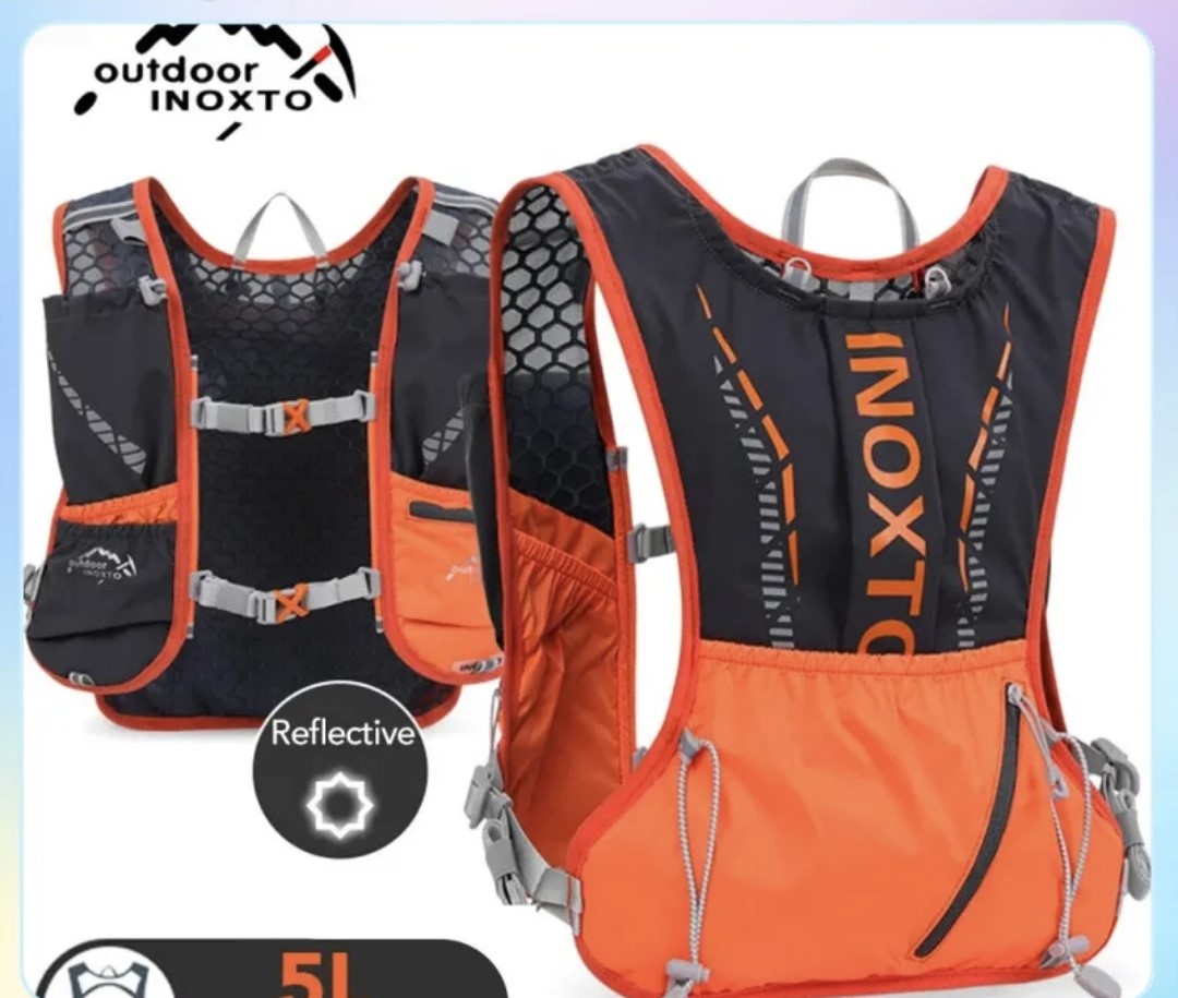 CHALECO HIDRATACIÓN CORRER BICICLETA MARATÓN 5L - 3