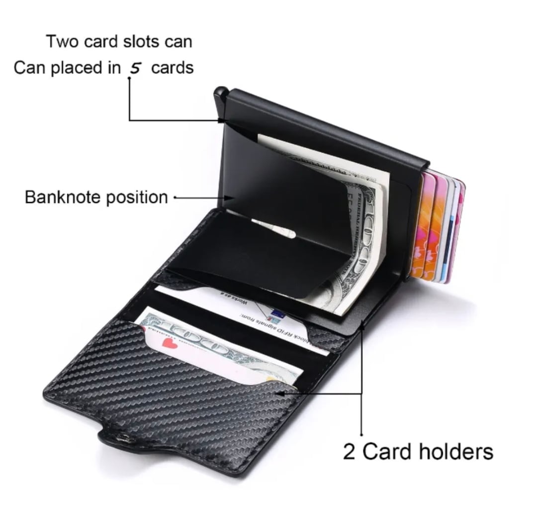 BILLETERA SMART BILLETERA INTELIGENTE TARJETERO ANTI RFID - 3