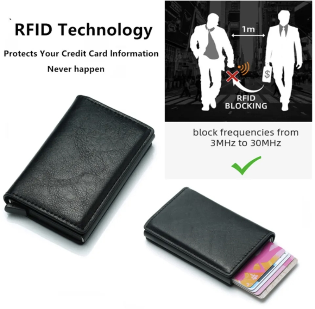 BILLETERA SMART BILLETERA INTELIGENTE TARJETERO ANTI RFID - 9
