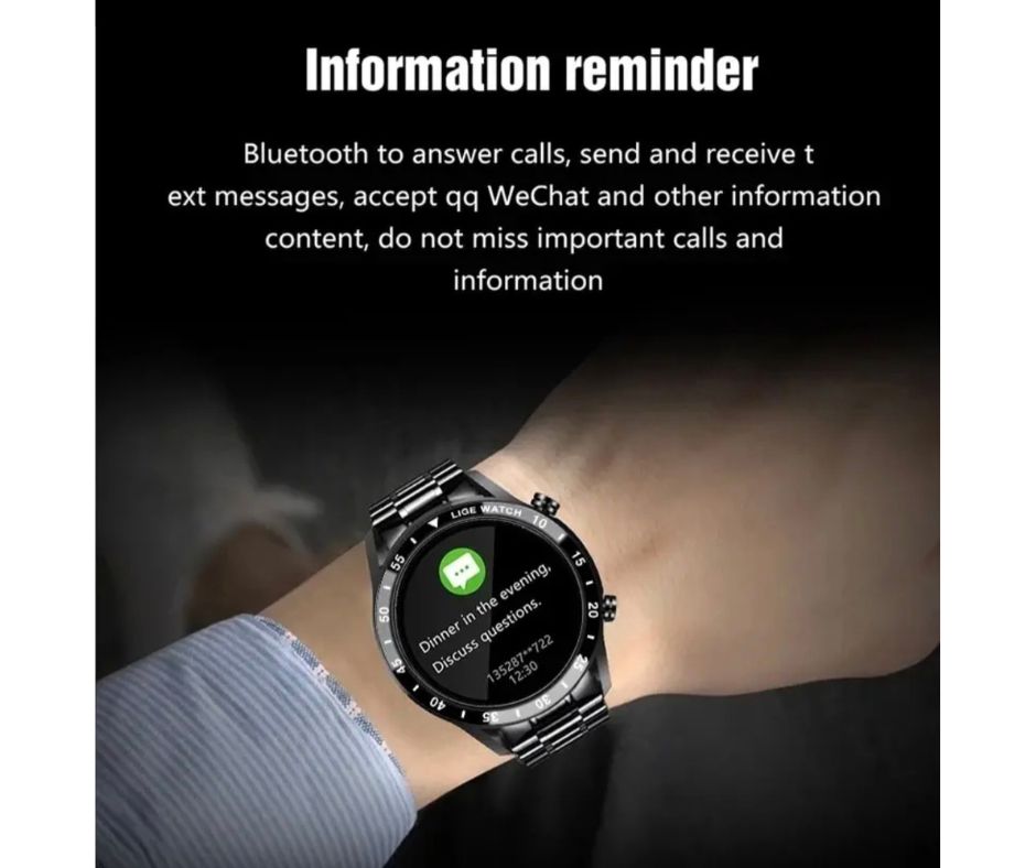 RELOJ INTELIGENTE SMARTWATCH RELOJ DEPORTIVO TÁCTIL TODO EN UNO - 8