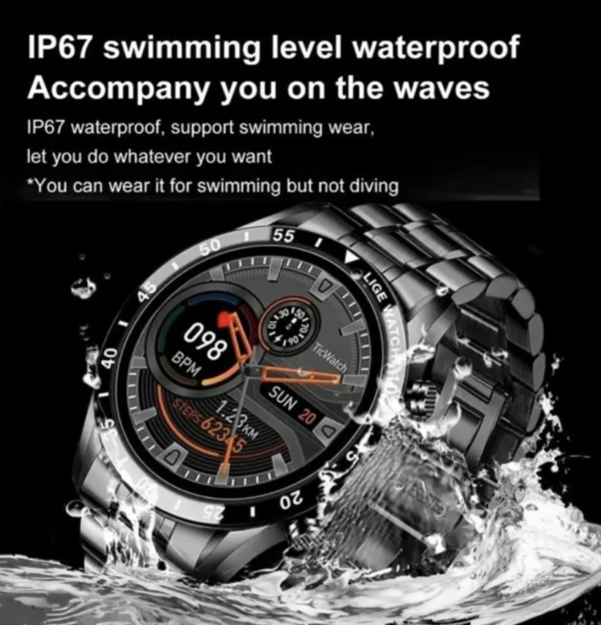 RELOJ INTELIGENTE SMARTWATCH RELOJ DEPORTIVO TÁCTIL TODO EN UNO - 9