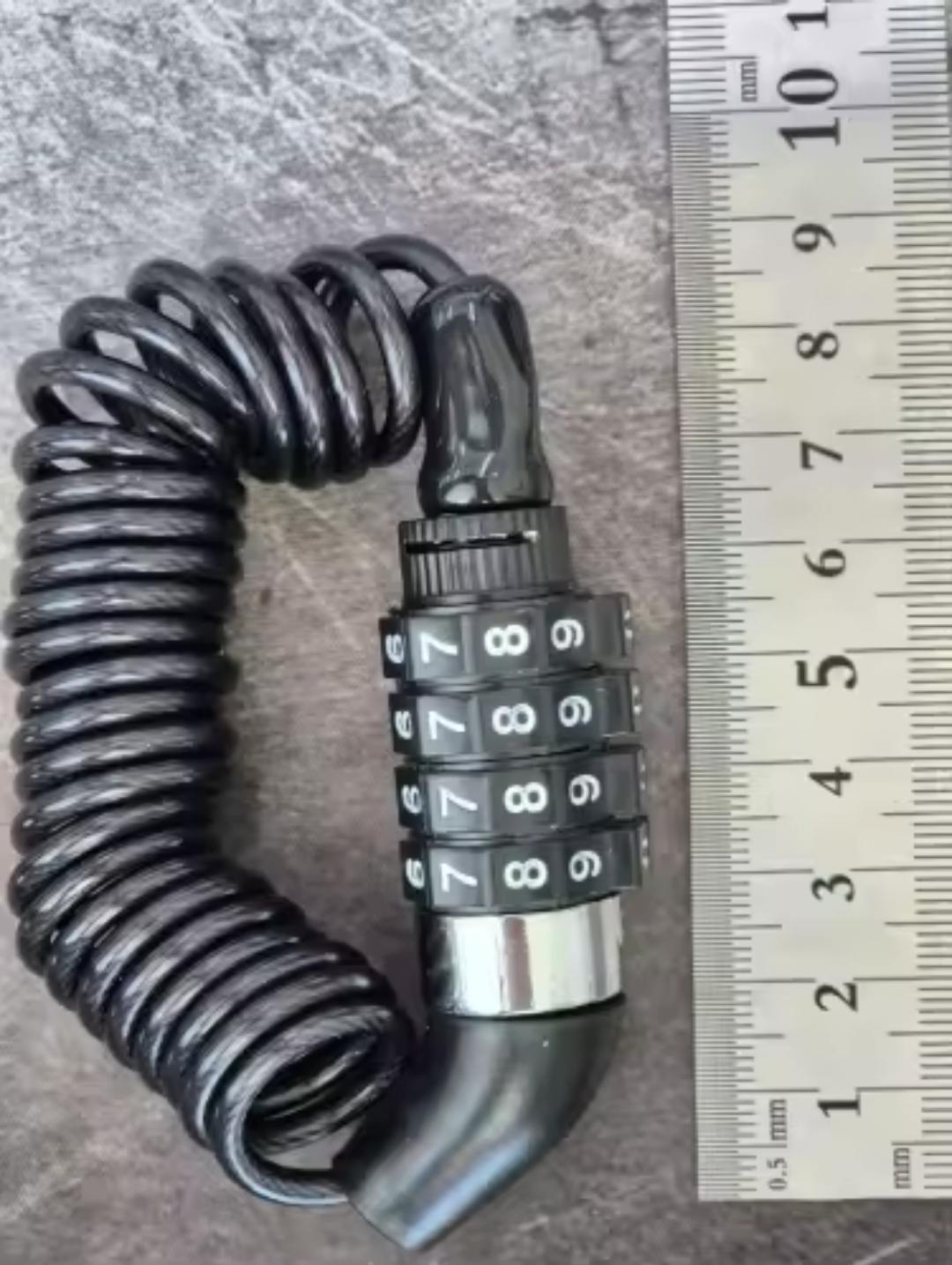 CADENA ANTIRROBO PARA MOTOCICLETA Y BICICLETA - 8