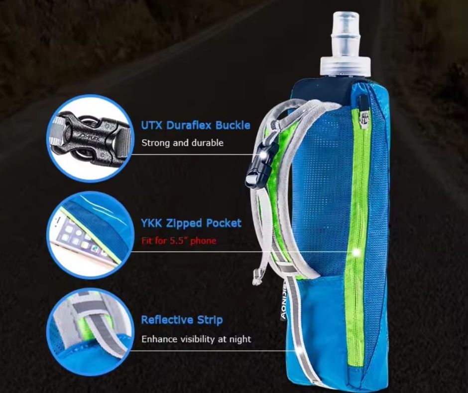 PORTA BOTELLA DE AGUA 500ML PARA CORRER - 5