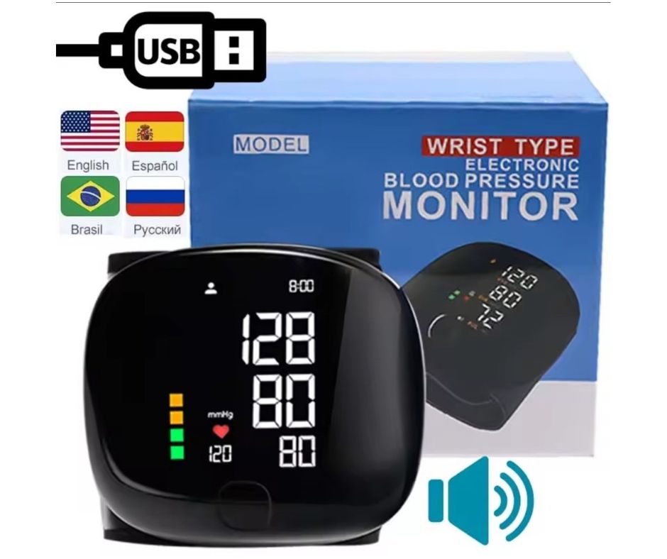 MONITOR DE PRESIÓN ARTERIAL DE MUÑECA LED - TENSIÓMETRO - 8