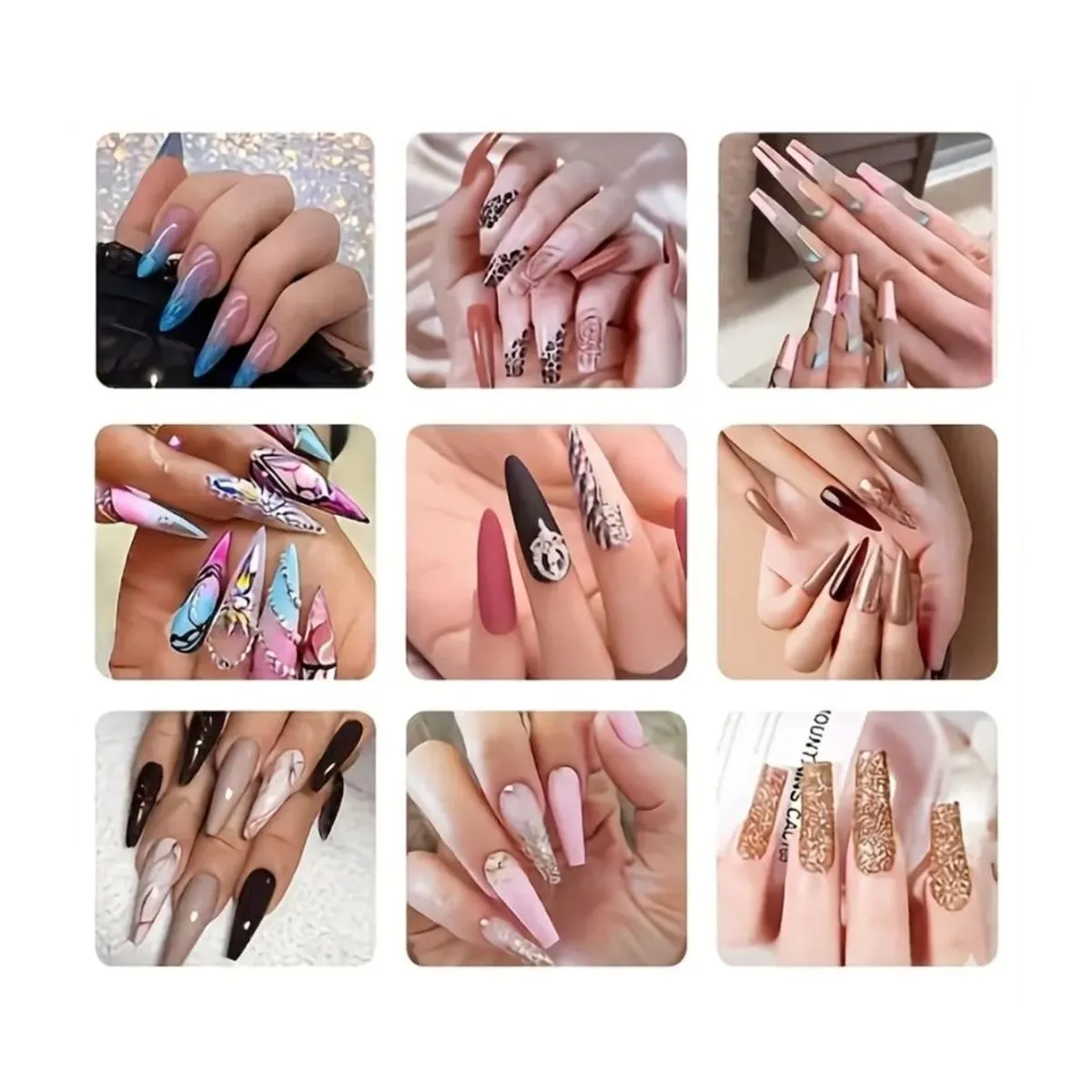 PULIDOR DE UÑAS ELÉCTRICO MANICURA PEDICURA + KIT DE PULIDO - 7