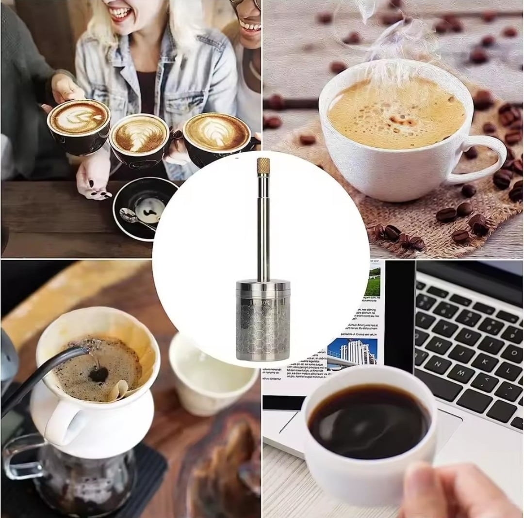 INFUSOR DE TÉ Y CAFÉ TIPO PRENSA / MEZCLADOR DE LIBERACIÓN RÁPIDA - 1