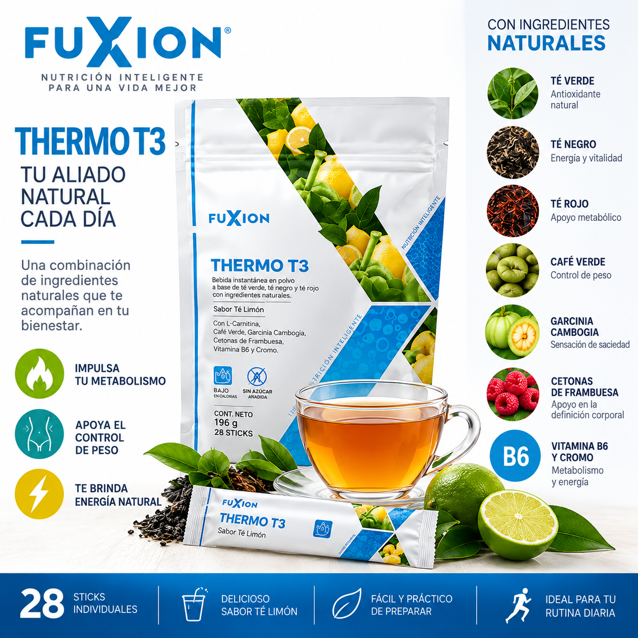 SUPLEMENTO FUXION THERMO T3 REDUCE DE PESO EFECTIVAMENTE - 3