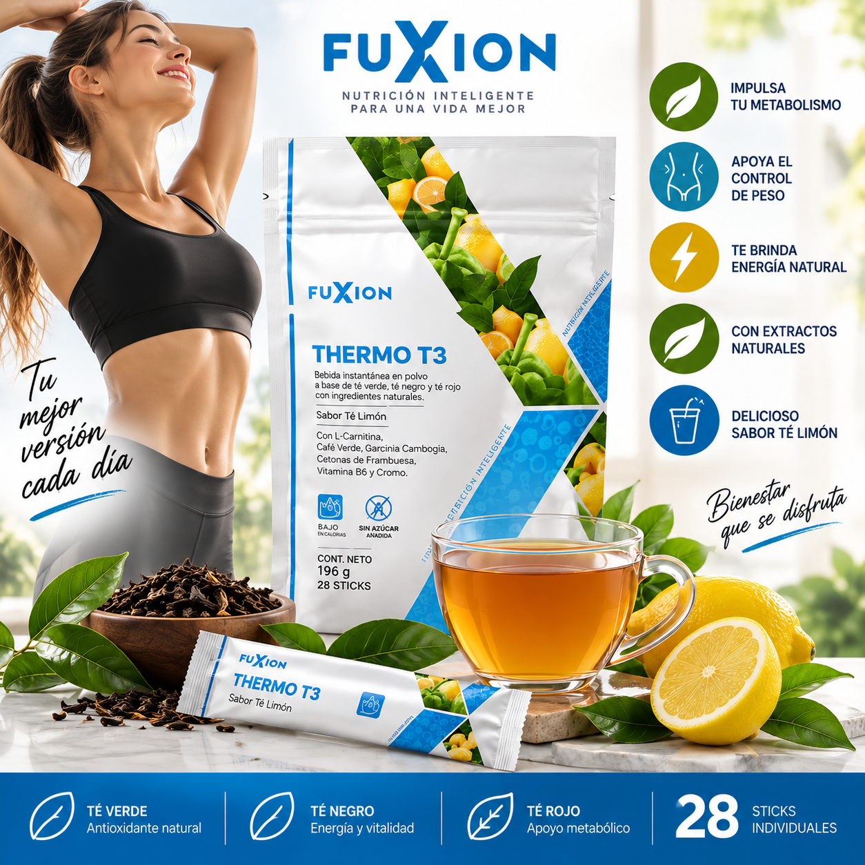 SUPLEMENTO FUXION THERMO T3 REDUCE DE PESO EFECTIVAMENTE - 4