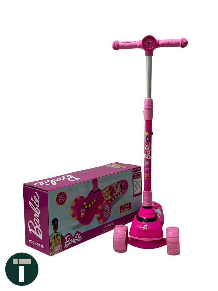 COOLTRI SCOOTER HIDRAULICO CON BLUETOOTH BARBIE - 1