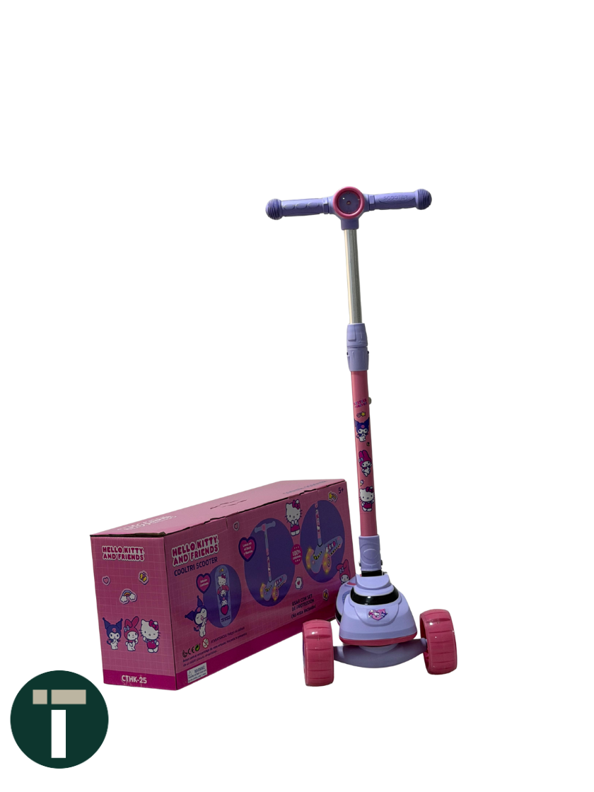 COOLTRI SCOOTER HIDRAULICO CON BLUETOOTH HELLO KITTY - 1