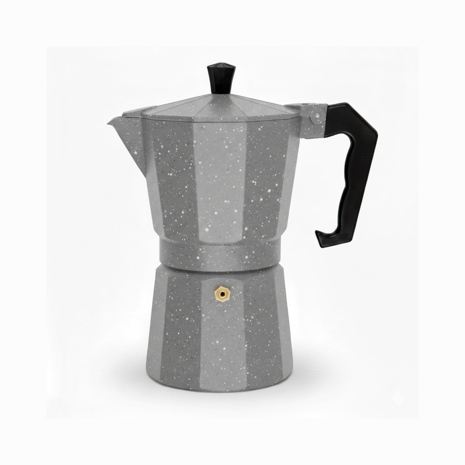 CAFETERA ITALIANA CFTR-NGRT EXPRESSO MOKA 6 TAZAS COLOR PLOMO 300ML - 1