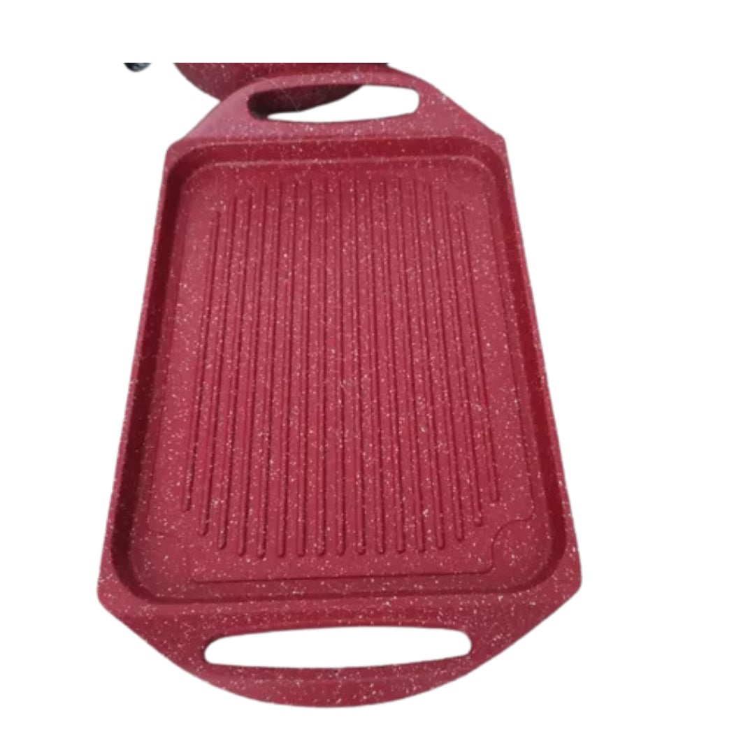 JUEGO DE OLLAS SUPREMA SU-ZKM-11 ROJO ROCA VOLCANICA 11 PCS - 4