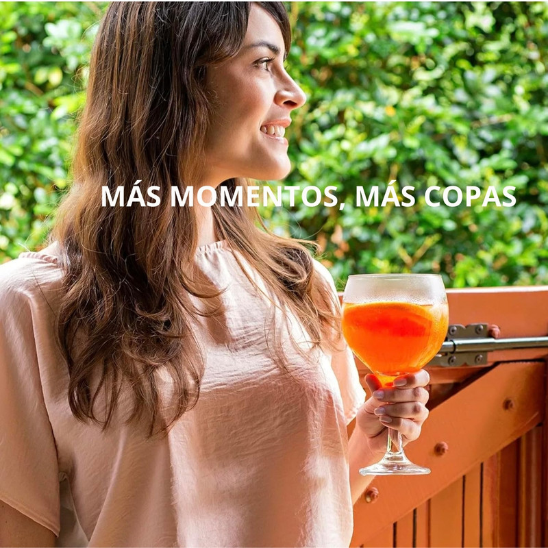 COPA GIN 600ML NADIR VIDRIO RESISTENTE Y VERSÁTIL SET 6 COPAS - 4