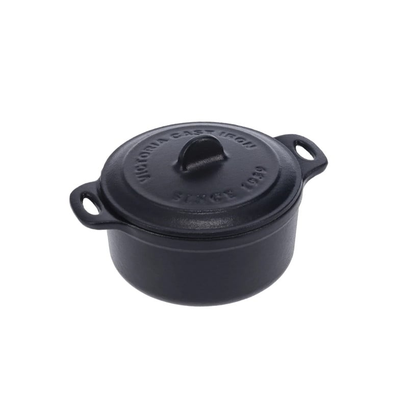 MINI OLLA DE HIERRO FUNDIDO ESMALTADO COCOTTE VICTORIA - 2