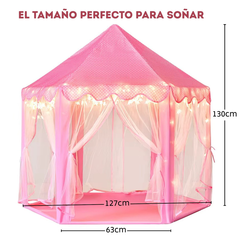 CASTILLO ARMABLE DE PRINCESA TULL CASITA DE JUEGO NIÑAS - 5