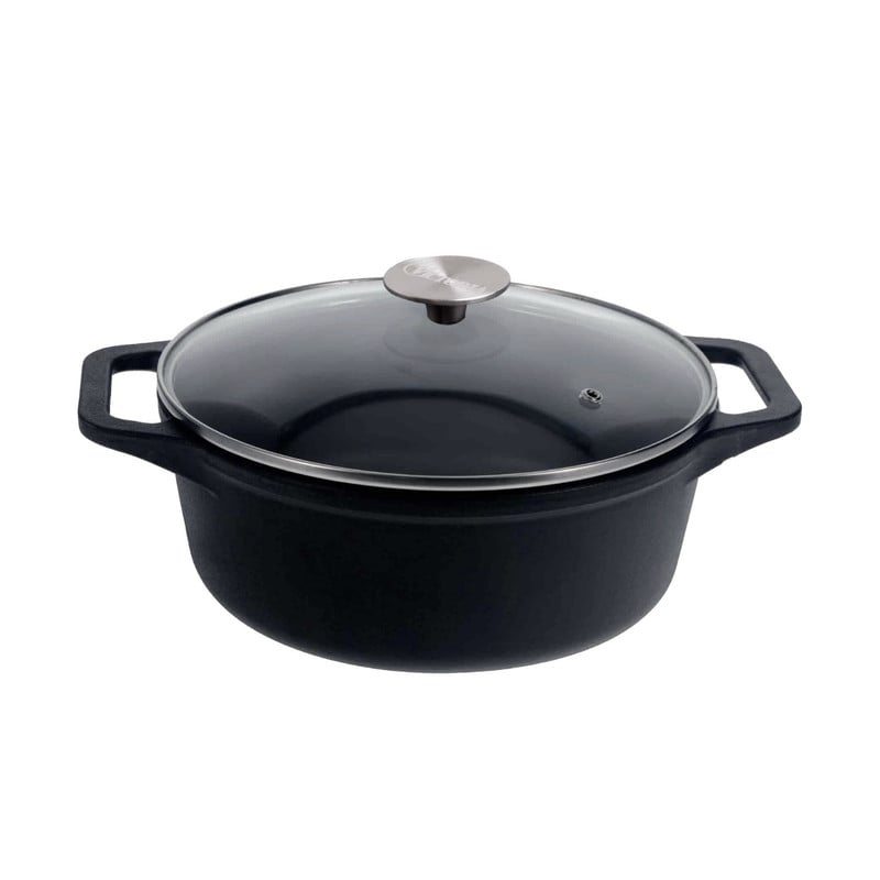 HORNO HOLANDÉS ESMALTADO 3.8L CON TAPA DE VIDRIO - 1