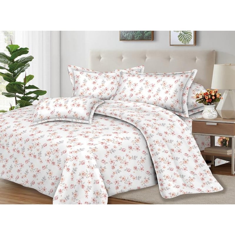 JUEGO DE SÁBANAS 100% SUAVE ALGODÓN 2PLAZAS 4 PIEZAS 2000 HILOS MINI BLOSSOM - 1