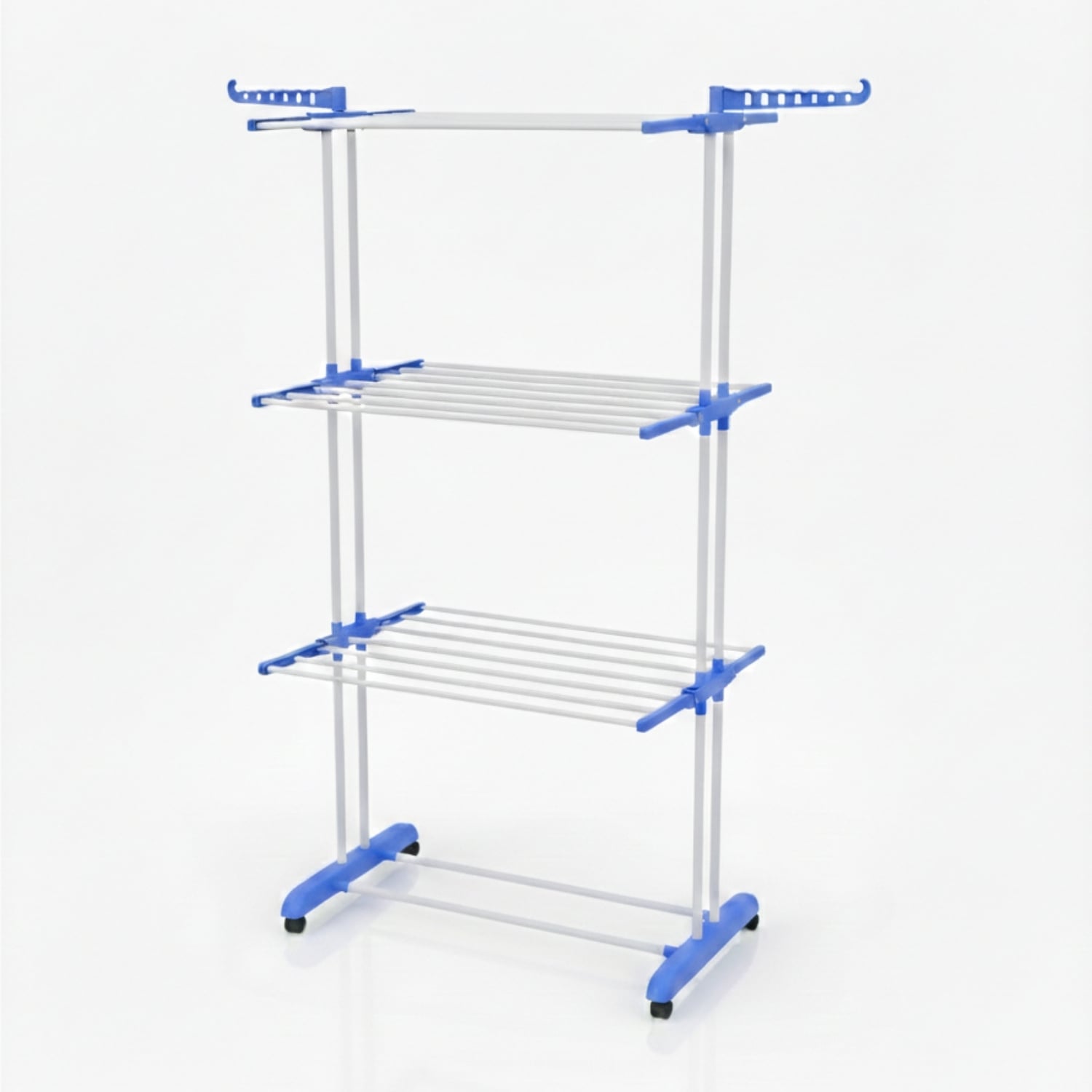 TENDEDERO RACK SECADOR DE ROPA CON RUEDAS 3 NIVELES - 1