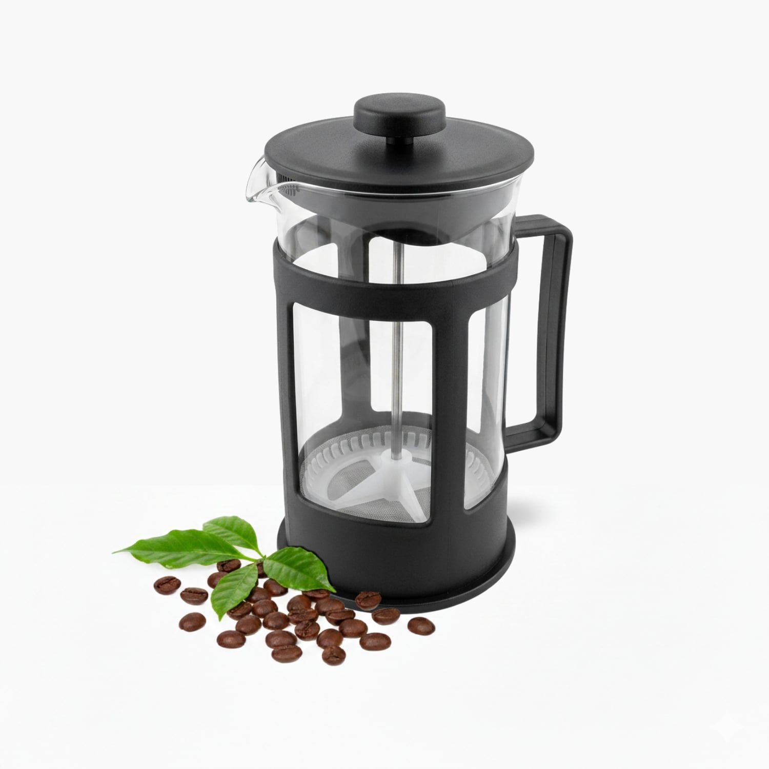 PRENSA FRANCESA 600ML PARA CAFÉ CON FILTRO INOXIDABLE - 1