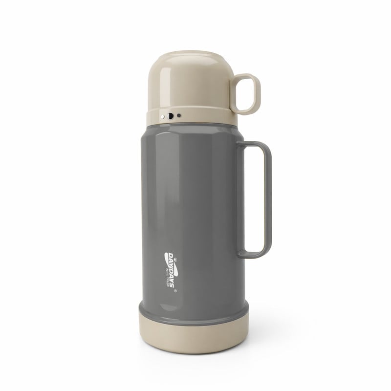 TERMO 1.8 L BEBIDAS CALIENTES Y FRÍAS PARA USO DIARIO FAMILIAR GRIS - 1