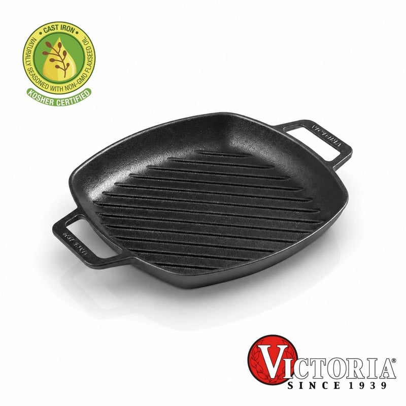 SARTÉN GRILL HIERRO FUNDIDO 25CM VICTORIA - COCINA Y PARRILLA - 1