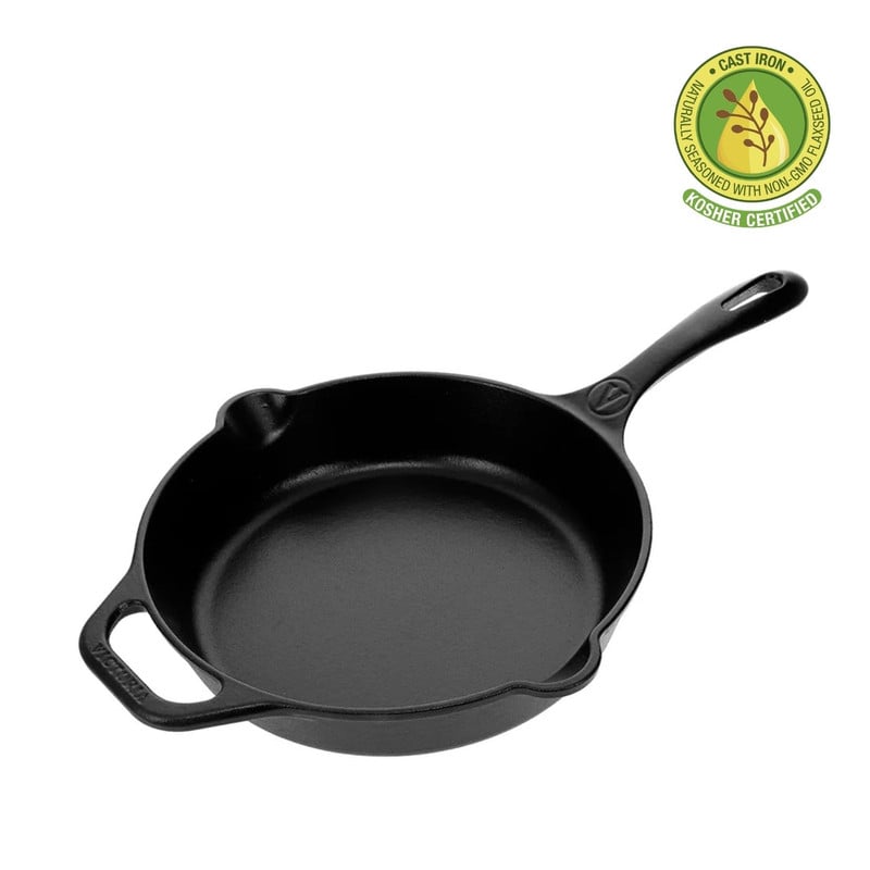 SARTÉN VICTORIA 25 CM HIERRO FUNDIDO 2 L PARA COCINA - 1