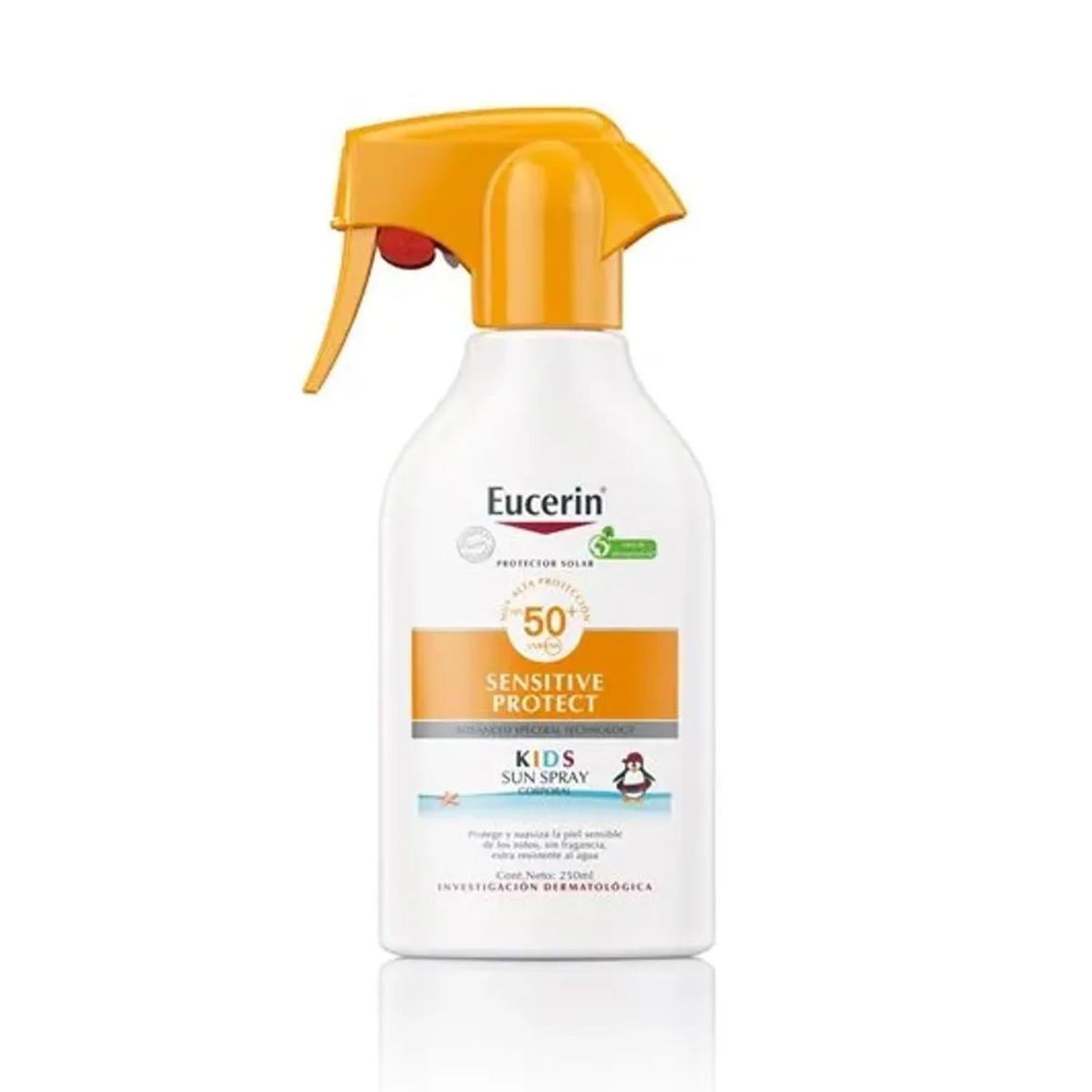 BLOQUEADOR EUCERIN SUN KIDS SENSITIVE PROTECT SPRAY FPS50+ 250ML - 1