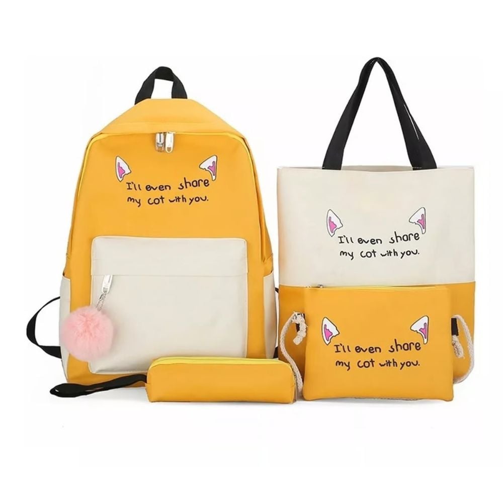 PACK MOCHILA KWAII 4 EN 1 - 1