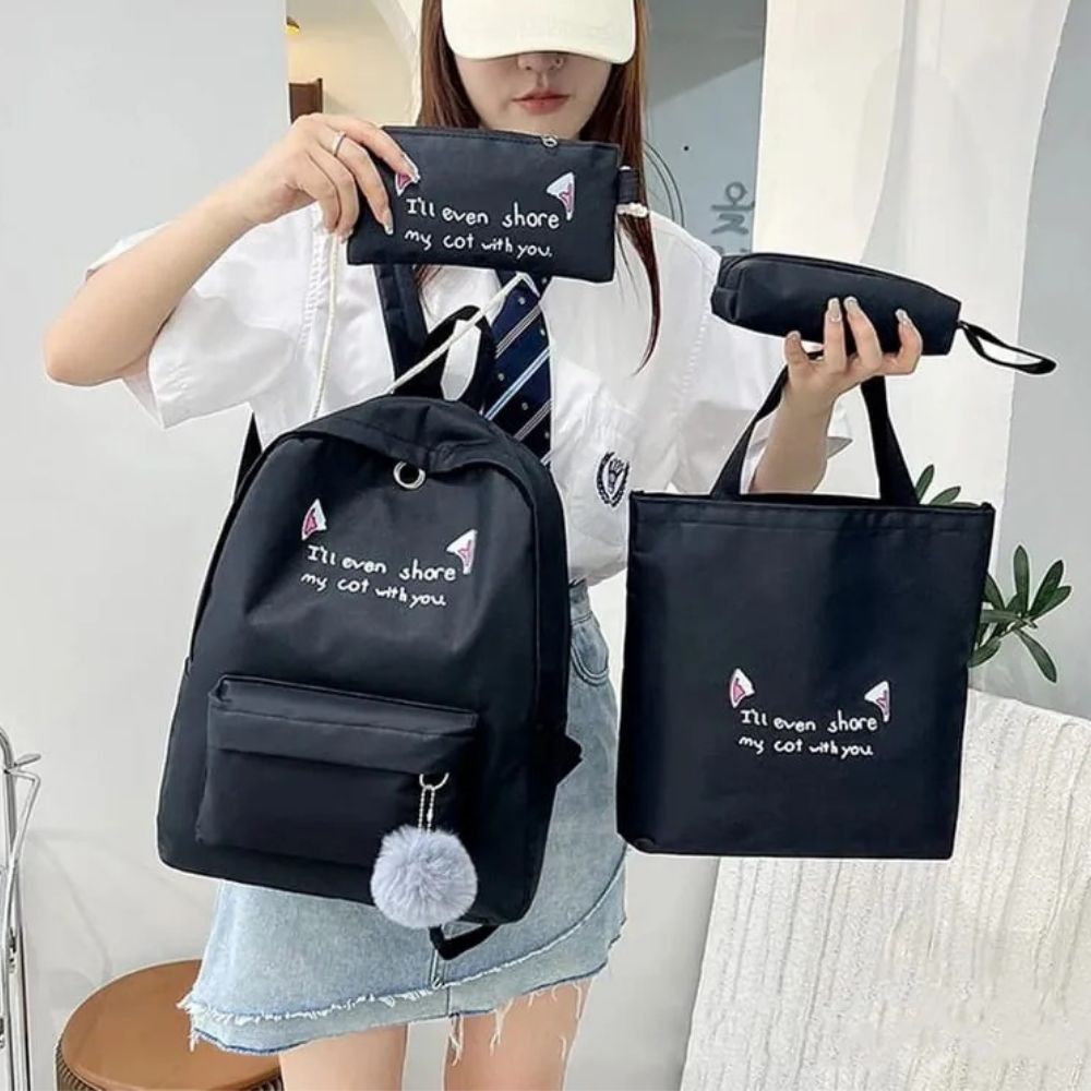 PACK MOCHILA KWAII 4 EN 1 - 2