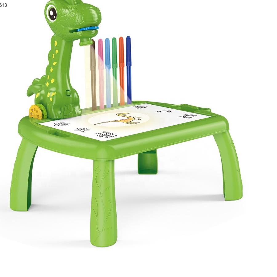 PIZARRA DE APRENDIZAJE PROYECTOS DE DIBUTO PARA NIÑOS - DINOPROYECTOR MORADO - 3