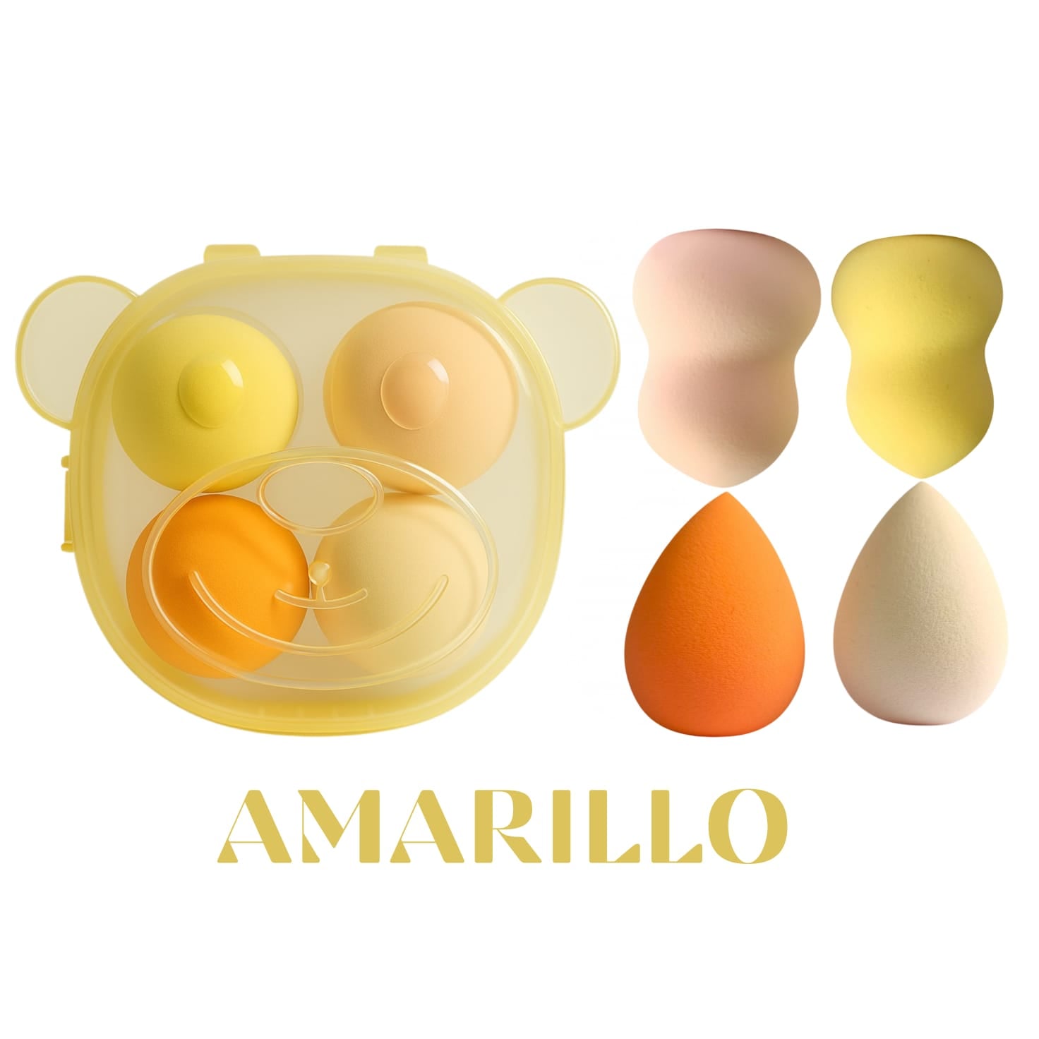 SET DE 4 ESPONJAS DE MAQUILLAJE - 1