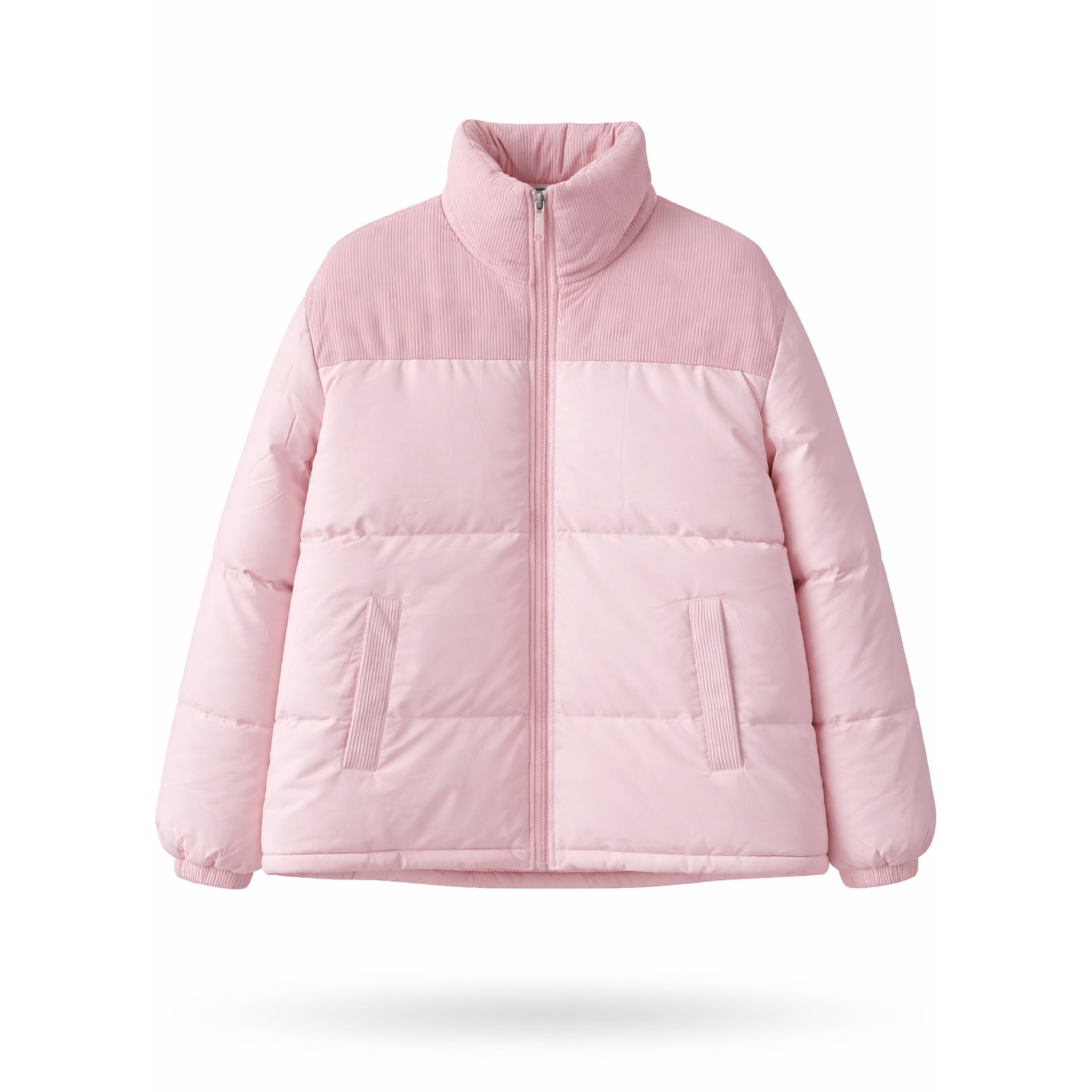 CASACA PUFFER MUJER URBAN SOFT CORDUROY PREMIUM - 1