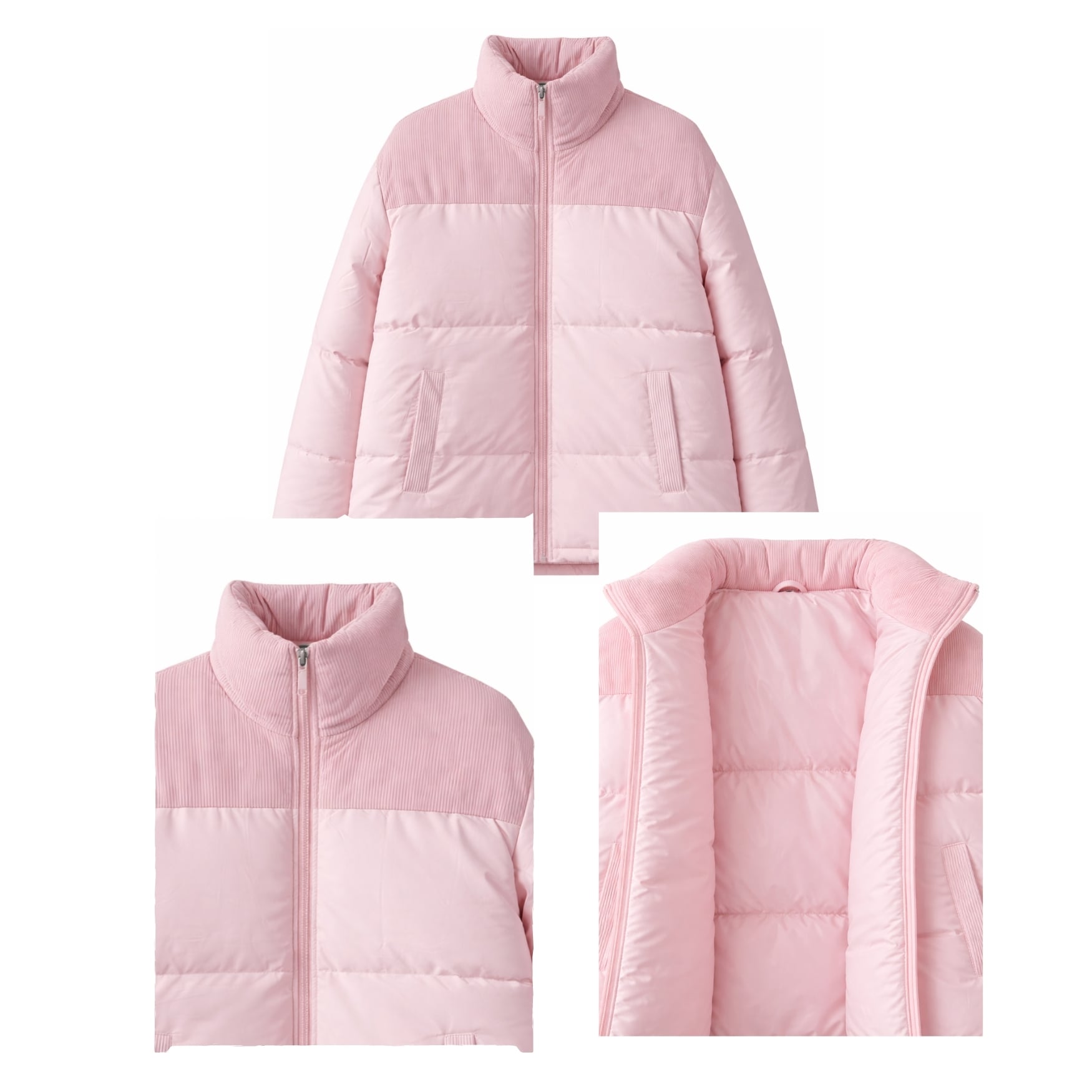 CASACA PUFFER MUJER URBAN SOFT CORDUROY PREMIUM - 2