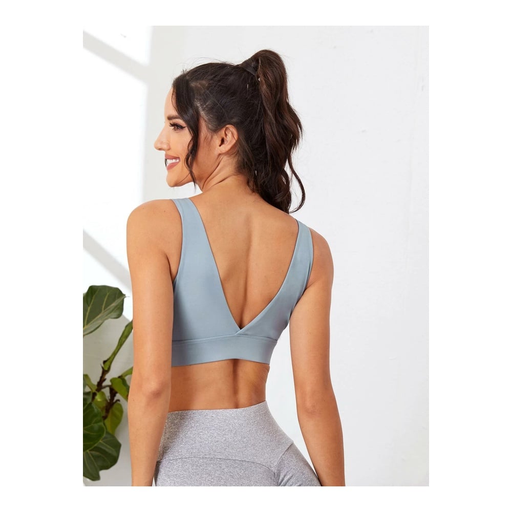 TOP DEPORTIVO MUJER “ACTIVE COMFORT” CELESTE - 2