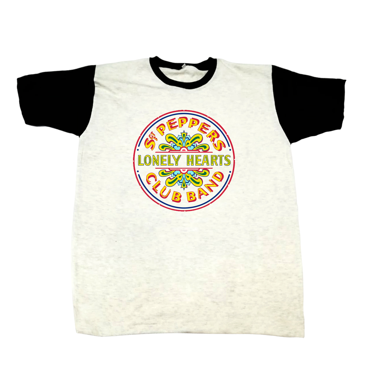 POLO UNISEX BLANCO THE BEATLES 03 COLOR MELANGE - 1