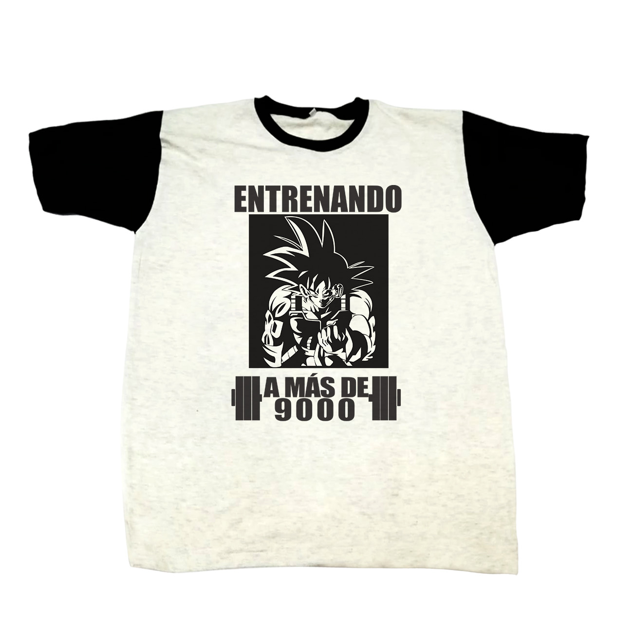POLO UNISEX BLANCO DRAGON BALL 03 COLOR MELANGE - 1