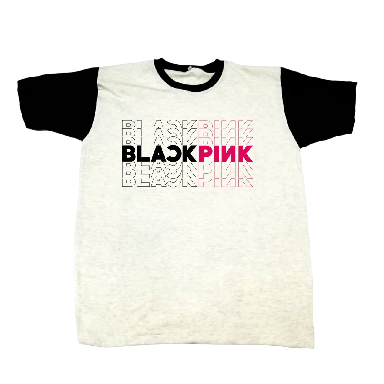 POLO UNISEX BLANCO BLACK PINK 04 COLOR MELANGE - 1