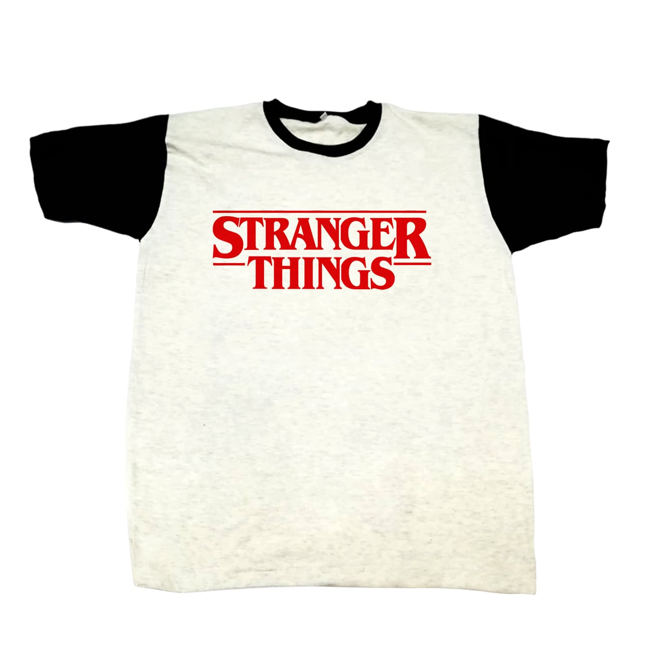 POLO UNISEX BLANCO STRANGER THINGS 05 COLOR MELANGE - 1