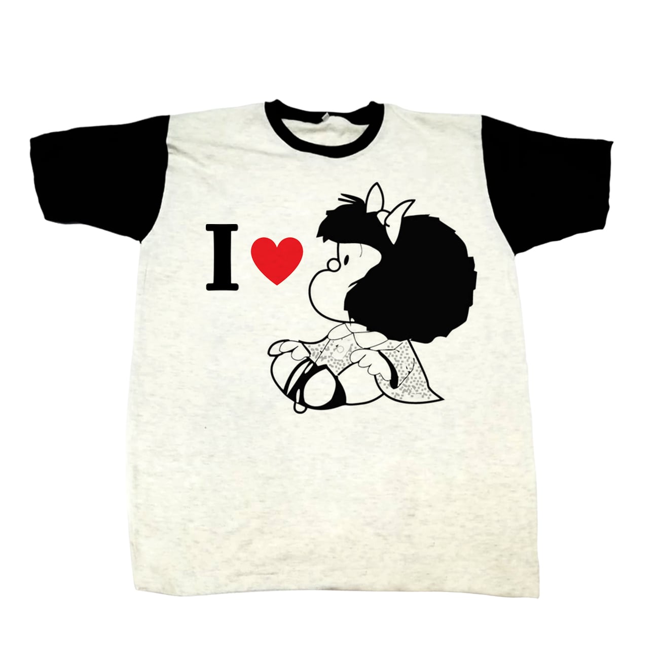 POLO UNISEX BLANCO MAFALDA 02 COLOR MELANGE - 1