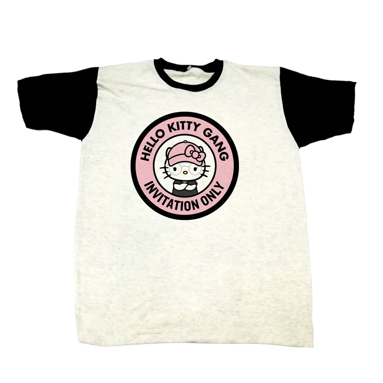 POLO UNISEX BLANCO HELLO KITTY 06 COLOR MELANGE - 1